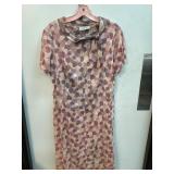 Devonshire Short-Sleeve Patterned Dress