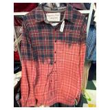 Swanky Vine Company Adult Large Dip-Dyed Flannel S