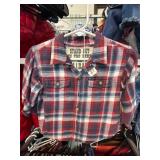 Old Navy Toddler Plaid Button-Up Shirt with Native