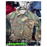 Camouflage Jacket with Fringe and Sequin Detailing