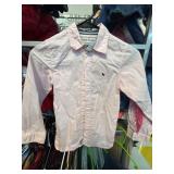 Light Pink Long-Sleeve Shirt With Fringe Detail