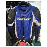 Fieldsheer Motorcycle Jacket in Blue and Black