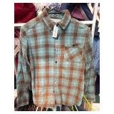 Youth Medium Plaid Shirt with Dallas Rodeo 2020 Pa