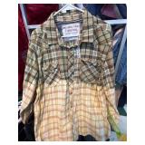 Funky Vine Company Adult XL Plaid Shirt