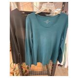 J. Jill Womenï¿½s Pima Cotton Long Sleeve Tees in Va