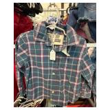 Toddler 3T Flannel Shirt with Native Texan Patch