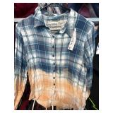 Swanky Pine Company Adult Small Plaid Button-Up Sh