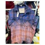 Swanky Line Company Plaid Button-Up Shirt in Adult