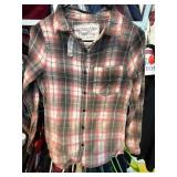 Swanky Vine Company Flannel Shirt, Medium, Plaid D