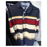 Tommy Hilfiger Striped Cotton Polo Shirt XL