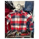 Childï¿½s Red and Blue Plaid Shirt with ï¿½Native Texa