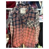 Swanky Ville Company Adult Large Plaid Button-Up S