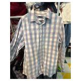 Gap Classic Fit Plaid Shirt with Fringe Detailing