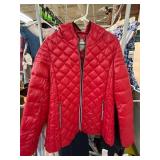 Noize Red Quilted Cruelty-Free Jacket