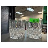 Stuart Crystal Glass Tumblers with Cut Design