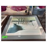 Winter Morn Signed Print by Wayne Cooper, Framed