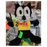 Felix the Cat Plush Toy with Yellow Shirt
