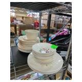 Floral Dinnerware Mixed Patterns / Makers