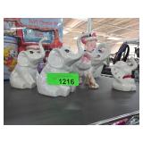 Ceramic Elephant Figurines