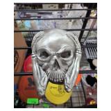 Fine Pewter Skull Decorative Belt Buckle