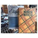 Hardcovers: Emily Post and Good Housekeeping