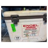 Engel Live Bait Cooler with Assorted Fishing Suppl