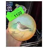 Handmade MCM Enameled Plate M. Ratcliff