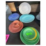 Lot of Mixed Fiesta Dishes