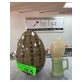 Decorative Eggs with Script and Stand