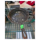 Cast Iron Skillet with Rust and Wear