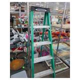Werner 6ft Green Fiberglass Step Ladder