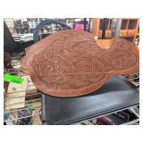 Tooled Leather Horse Riding Brace