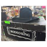 Rodeo King 5X Felt Cowboy Hat With Original Box