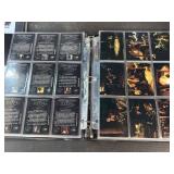 Binder With Zorro and Marvel Trading Cards Collect