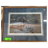 Three Framed Prints Featuring Landscape and Nautic