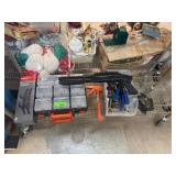 Tools, Champion Utility Rack, and Yarn Lot