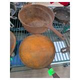 Rusted Cast Iron Cookware Items