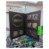 History Channel Collectorï¿½s Medallion Set with Cas