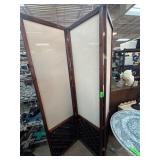 3-Panel Wooden Room Divider