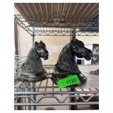 Horse Head Bust Bookends