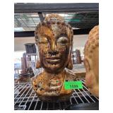 Ceramic Buddha Head Sculpture