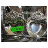 Heart-Shaped Decorative Trays