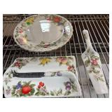 Andrea by Sadek Fruit and Floral Serving Set