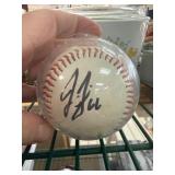 Baseball with Handwritten Signature in Case