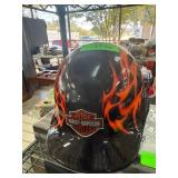 Harley-Davidson Hard Hat With Flame Design