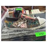 Ed Hardy Low-Top Shoes with Tiger Art