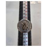 Sterling Silver Menï¿½s Ring with Eagle Emblem Desig