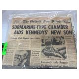 1962 Detroit Free Press Newspaper Issue