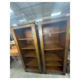 Wooden Bookcases With Shelves