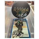 Phillipe Boucher Dallas Stars Signed Hockey Puck a